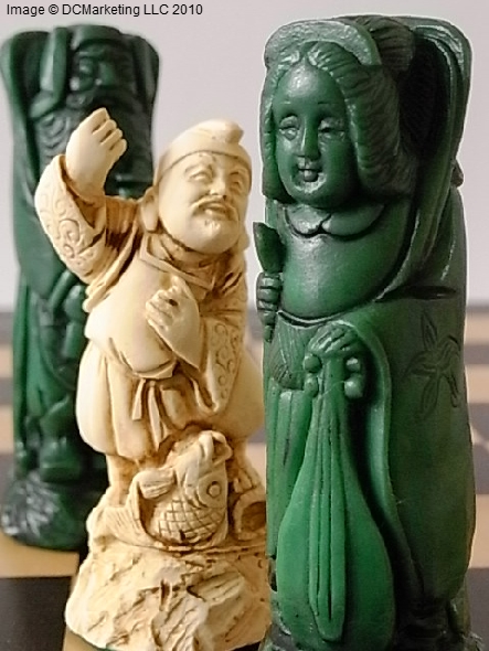 Japanese Plain Theme Chess Set